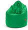 Ecopuf - Sitzsack Sitzsack grün Größe XL - Schlumpf für drinnen und draußen - Sessel Pouf Stoff reißfest wasserabweisend - Sitzsack Füllung aus Polystyrolkugeln