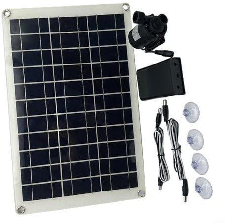 800Lh DC 12V Bürstenlosen Solar Wasserpumpe Kits mit 50W Solar Panel Teich Garten Teichpumpe mit Solarpanel