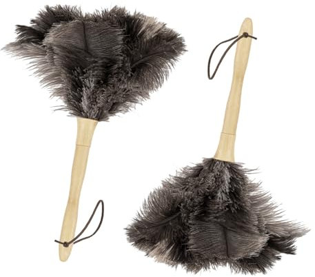 2 Pieces Of Feather Dusters, Household Cleaning Tools, Small Dusting Tools, Household Items, Simple Dusting Tools, Small Dusting Tools, Long Handle Feather Duster