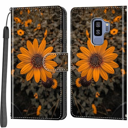 Wallet Case for Samsung Galaxy S9 Plus, Flip Case with Card Slots Magnetic Closure Shockproof Protective Phone Case Compatible Samsung Galaxy S9 Plus