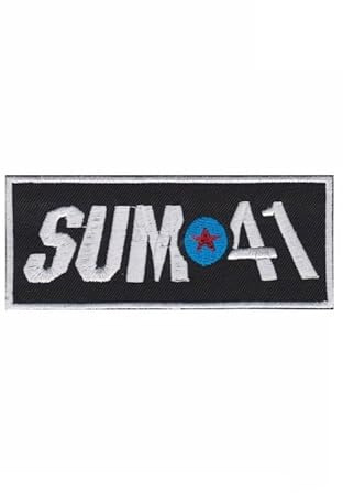 Sum 41 Punkrockband Aufnäher Besticktes Patch zum Aufbügeln Applique