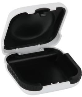 1Pcs Hearing Aids Case, 2.6x2.5x1 Inch Portable Storage Case for 2 Hearing Aids