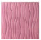 HHOZsafety 3d wall panels self adhesive blue pink tiles for bathroom walls removable material for：Interior Wall Décor in (Color : Pink, Size : 70x70cm 6.5mm)