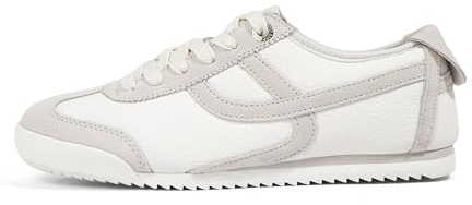 LUCKY STEP Damen Leichte Sneakers Retro - Flexibler Dünnsohlen-Design & Atmungsaktives Mesh, Freizeitschuhe für Stadtspaziergänge und Fitness
