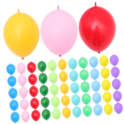 CAXUSD 100 Stück Schwanzballon Jubiläums-ballonbogen Luftballons in Roségold Festival Gänseblümchen Ballons Dekorativer Luftballon Grad Ballonboxen Hochzeit Luftballons Mit Party Emulsion