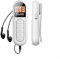 Puupaa Radio FM Portátil con Pantalla LCD Retroiluminada, Mini Radio de Bolsillo Recargable con Clip, Ideal para Deportes, Senderismo, Camping y Reuniones(White)
