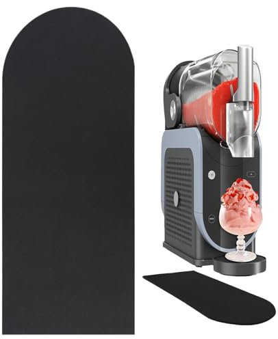 Gleit-Pad-Maschine, Anti-Rutsch-Pads und leichtgängiges Zubehör, 19 x 50 cm, langlebig, schnell, rutschfest, Smoothies, Zubehör für Arbeitsplatte, Tischküche, 20 x 50 cm