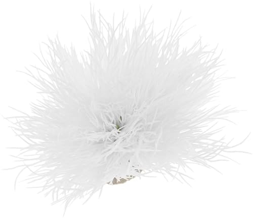 UKCOCO Plantes D'aquarium Décoration Solide Artificielles en Plastique Blanc Apparence Réaliste pour Aménagement Paysager et Ornement de Aquarium