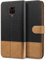 BEZ Cover per Xiaomi Redmi Note 9 Pro, Cover per Redmi Note 9s, Custodia per Portafoglio Redmi Note 9 Pro/Note 9S Protettiva in Tela e PU Pelle Portafoglio Flip Cover con Chiusura Magnetica, Nero