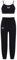 iiniim Mädchen Sport Kleidung Set Jogginganzug Schmetterling Druck Crop Top Oberteile mit Fitness Hose Jogger Tanz Yoga Training A Schwarz 134-140
