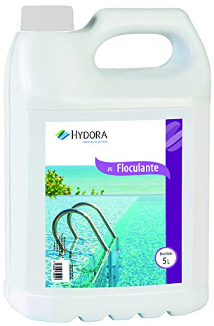 HYDORA | Floculante líquido para Piscina | Clarificador para Piscina | Elimina partículas en suspensión Que provocan turbiedad | Bote 5 litros