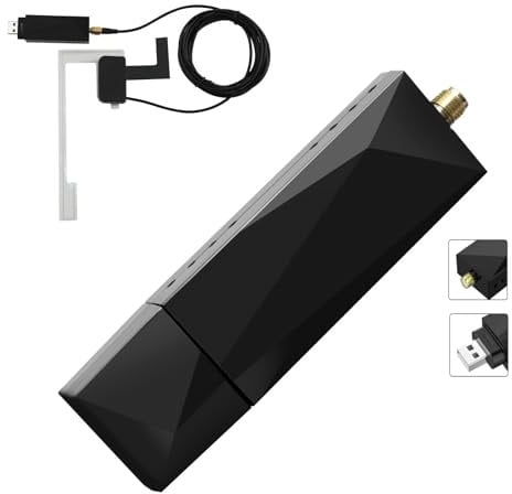 Eonon DAB/DAB+ Digitalradio-Adapter, Empfänger, USB-Dongle für Android 13/14 Autoradio GPS, 4G LTE kompatibel mit BMW E46A13/E46X6S/E46X7/ E90A13 /VWA12S/VWA13/VWX6S/VWX7/ UA13/UA13SK-Plus/UX6K
