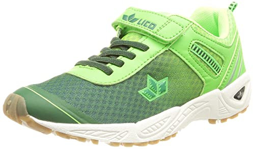 Lico Jungen Barney V Hallenturnschuh, Grün Lemon, 25 EU