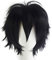 Anime Perücke Schwarz Kurze Cosplay Perücken Schwarz Damen Herren Synthetische Gerade Fancy Dress Perücke Gewellt Glatt Perücken Halloween Karneval Kostüm Party Perücke für Frauen Männer