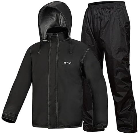 Lixada Regenanzug Wasserdicht Radfahren Regenschutz Jacke & Hose Unisex Wandern Regenmantel Hose Regenbekleidung für Motorrad Angeln