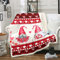 Wichtel Paar Decke 150x200 Valentinstag Hochzeit Decke Werfen für Bett Sofa Couch Büffel Plaid Liebesherz Fuzzy Decke für Erwachsene Männer Frauen Süße Liebes Fleece Decke Schlafzimmer Dekor