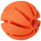 Bestlivings Hundespielball (Orange) Ø7cm, 1er Pack Spielball (100% TPE) Snackball, Zahnpflege, Hundespielzeug Wurfspielzeug, Spiralball für Hunde