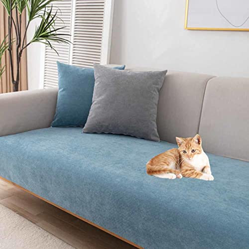 MTHGH Sofabezug Antirutsch,Anti Slip Sofa Cushion,sofaschutz Wasserdicht L Form,sofaschutz Katze Sofaschoner,Couch Bezug Ecksofa Schmutzabweisend Sofaschutz Hund Kratzschutz Katze,J-90x160cm