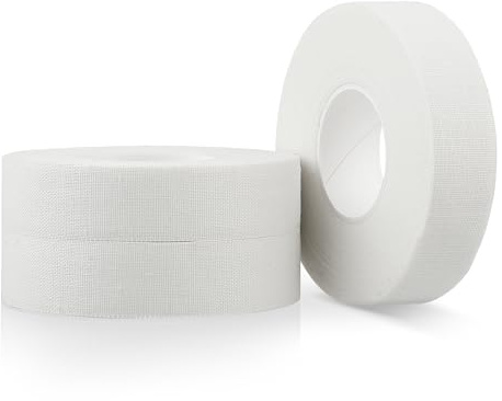 COMNICO 3 Rolls Extra Strong White Athletic Tape - 0.6-Inch x 32-feet for Fingers, Feet, Sports & Climbing