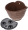BESPORTBLE Pots De Fleurs en Terre Cuite - Imitation Osier À Suspendre pour Mur Extérieur Jardin Balcon Fenêtre