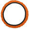 INFINAUTO Lenkradbezug, 14,6-15 Lenkradbezug aus Viskosefaser Orange, 1 Stück