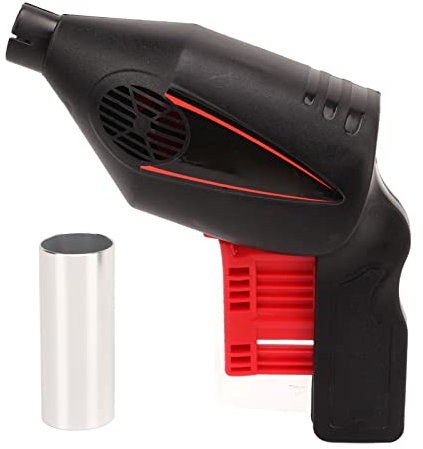 BBQ-Gebläse, Feuerholzofen-Gebläse Tragbares BBQ-Gebläse Handdruck-Handgerät mit Edelstahldüse für Outdoor-Camping-Panik-BBQ