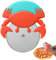 EIR Krabben Pizzaschneider,Pizza Axt,Pizzaschneider,Lustige Pizzaschneider Edelstahl Kunststoff Pizzaroller Pizzarad Pizzamesser,Pizza Cutter mit Scharfem Schneiderad,Lustige Geschenke