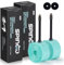 SPINGO TPU Schlauch Rennrad 2er-Pack, 700C x 23C/25C/28C/30C/32C TPU Fahrradschlauch Presta Ventil 48mm/60mm/80mm