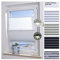 ourdeco® Kombi Doppel-Plissee / 80 x 130 cm weiß/weiß/lichtdurchlässig, Blickdicht, verdunkelnd/Farben: Weiß-Weiß, Beige-Weiß/Klemmen=Montage ohne Bohren=Smartfix=Klemmfix-Plissee=Easy-to-fix