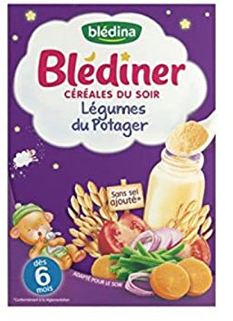 Bledina Blediner céréales du soir légumes potager 240g
