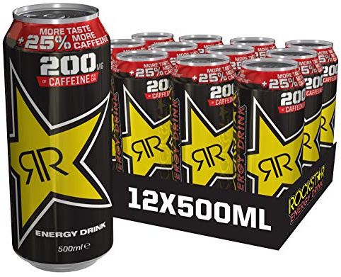 Rockstar Original Energy Drink, 500 ml, (Pack of 12)