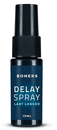 Boners Verzögerungsspray für einen späteren Orgasmus, Delay Spray verzögert Orgasmus/Ejakulation für längere Ausdauer (15 ml)