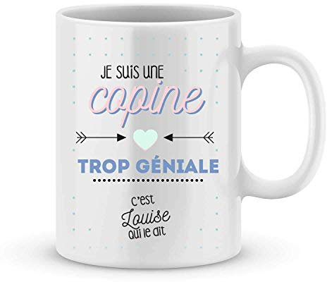 Mug Copine à personnaliser avec votre prénom - Cadeau personnalisé pour votre copine - cadeau personnalisé Noël copine - anniversaire copine - mug copine personnalisé-cadeau personnalisé anniversaire