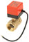 DN40 Kugelhahn mit motorisiertem Kabel DC 12 V G1-1/2 Zoll Motorisiertes Drehventil aus Messing 2-Wege für Klimaanlage und Sanitär