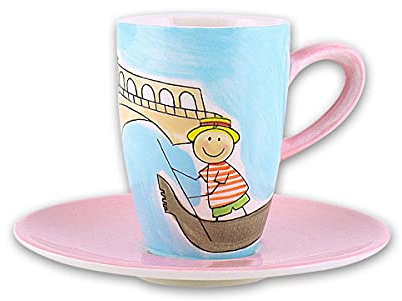 440s.de Mila Keramik Espresso-Tasse mit Untere, Venedig | MI-88004 | 4045303880047