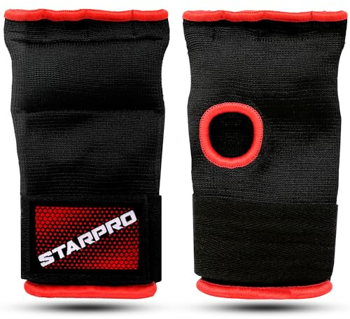 Starpro Guantes Interiores Boxeo con Envolturas de poliéster Tejido para Boxeo Sparring Muay Thai Kickboxing MMA Artes Marciales y Entrenamiento de Lucha - Hombres y Mujeres - Múltiples Colores