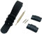 Richie strap 16 mm Bandanstoß, 24 mm, 5-Ring-Nylon-Uhrenarmband-Metalladapter-Set für GA100, GA110, GD100, GD120, GW5600 und andere 16-mm-Ösen Casio GShock G-Shock, Schwarz , Armband