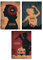 Fan Art Poster Kompatibel Mit Alfred Hitchcock Poster (Vertigo, The Birds, Psycho), 3 Poster