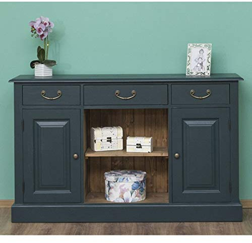 Casa Padrino Jugendstil Sideboard mit Regalfächern - Dielen Schrank Kommode Landhaus Stil