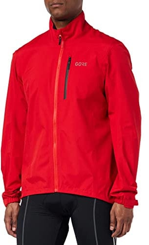 GORE WEAR Herren Fahrrad-Jacke, GORE-TEX PACLITE, S, Rot