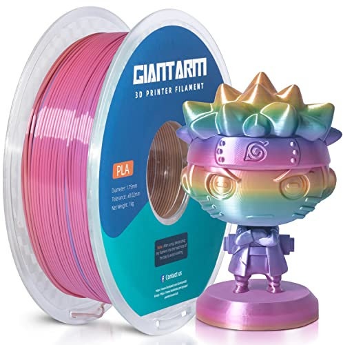 GIANTARM Silk PLA Filament 1.75mm, 3D Drucker Filament PLA 1kg Spule, Color Grandient