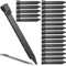 Aoipend Lot de 30 piquets de Jardin en Plastique Robuste de 25,4 cm pour Bordures de Jardin, Bordures d'ancrage pour Bordures de terrasse et de Jardin extérieur (30, Noir)