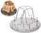 Dciustfhe 4 Slice Camping Bread Toast Tray Gas Stoves Cooker BBQ Camping Toaster Rack
