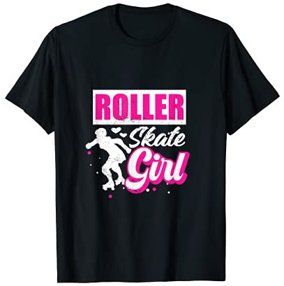 Rollschuh Mädchen Geschenkidee für einen Rollerskater T-Shirt