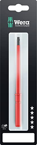 Wera 05004431001 Kraftform Kompakt VDE 67 i TORX® SB, Insulated Screwdriver Blade, TORX®, TX 10 x 154 mm