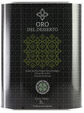 ORO DEL DESIERTO - Aceite de Oliva Virgen Extra (Variedad Picual) - Lata 3 Litros