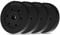 wuuhoo® Zement Hantelscheiben Mike 30mm, Langhantelgewichte Set 20kg - 30kg, beschichtet in Schwarz, 1,25, 2,5, 5, 10 kg, Zement Kunststoff Gewichtscheiben - Set 5-20kg