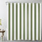 LB Rayures Vertes et Blanches Rideaux de Douche 180x200cm Art géométrique Simple Rideaux de Bain avec Crochets, Minimaliste Extra Longue Imperméable Polyester Anti Moule Salle de Bain Décor