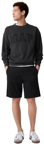 GAP Essential Herren-Shorts, 22,9 cm, true black, 50