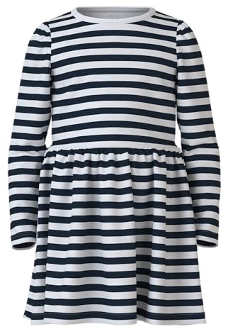 Name IT Mädchen Nmfvivia Ls Dress Noos Kleid (1er Pack)